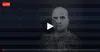 A video player showing a LIVE badge over a portrait of Nidal Hasan