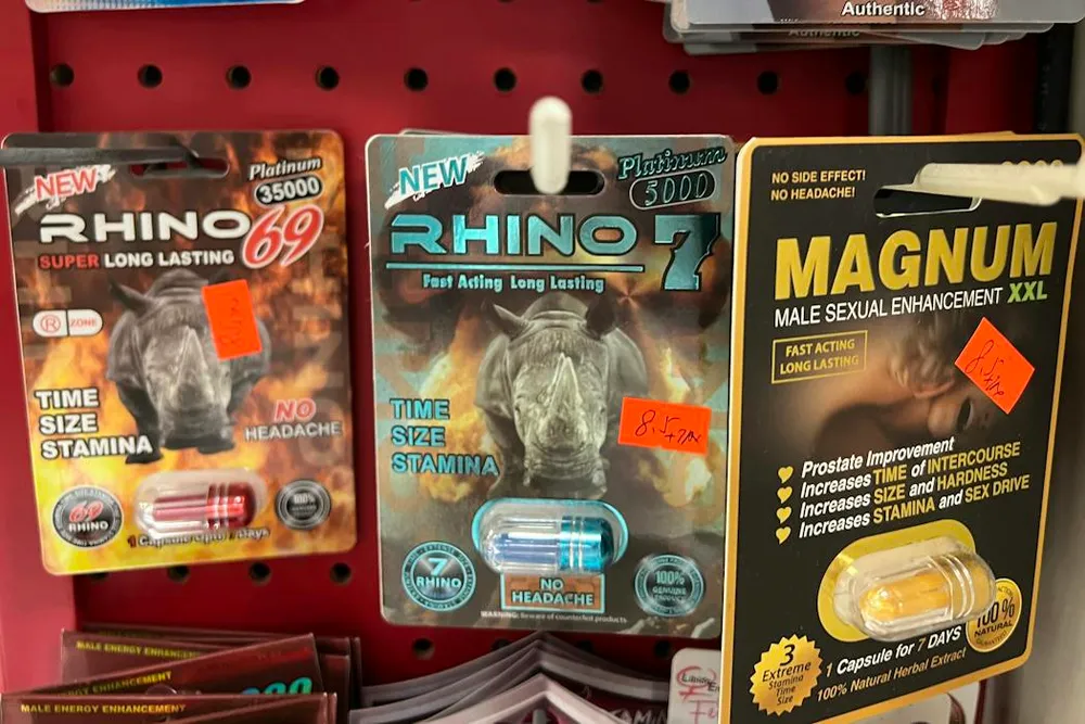 That brightly packaged sexual enhancement pill at the gas station might be laced with dangerous drugs
