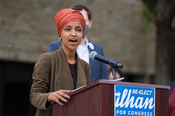 Trump Sent His Political Police to Ilhan Omar's Door