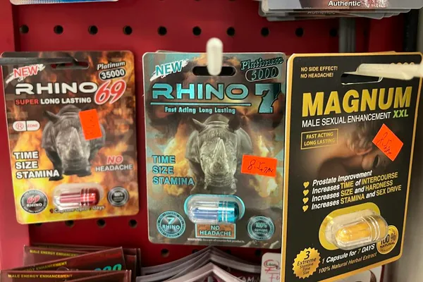 That brightly packaged sexual enhancement pill at the gas station might be laced with dangerous drugs