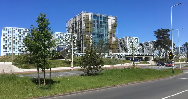 The International Criminal Court building in The Hague