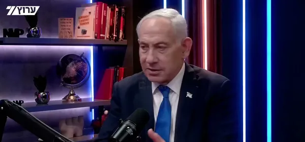 Benjamin Netanyahu in an interview with Arutz Sheva